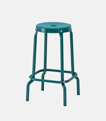 Bar stool, blue